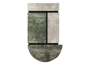 ISLAND MINT - Hand-tufted rug in bamboo and wool by Sirecom Tappeti - view 2